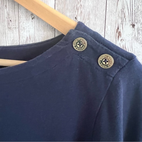 Brooks Brothers Women’s Long Sleeve Gold Button Top - Picture 4 of 5